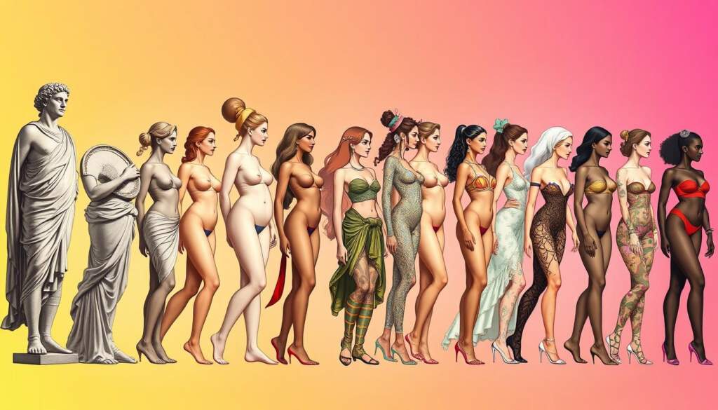 Evolution of Beauty in Art